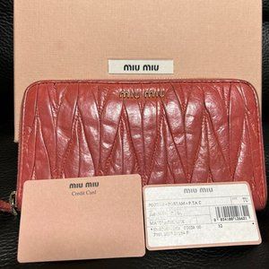 Miu Miu Zip Around Wallet